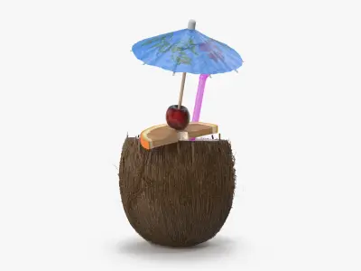 Tropical Drink 3D model