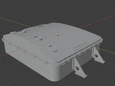 RMS Titanic cargo hatch 3D model