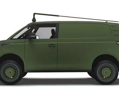 VW ID Buzz Military 2022 3D model
