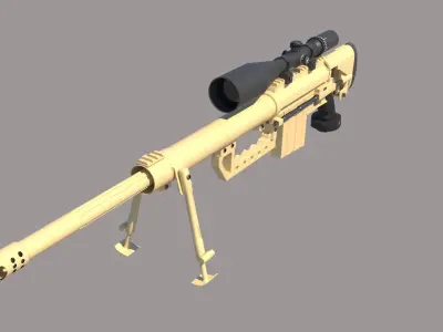 M200 Intervention Sniper Rifle 3D model