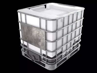 WEE Recycling Bins Plastic 3D model