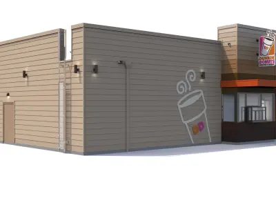 Dunkin Donuts 3D model