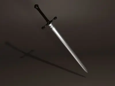 Stylized Sword Low-poly 3D model