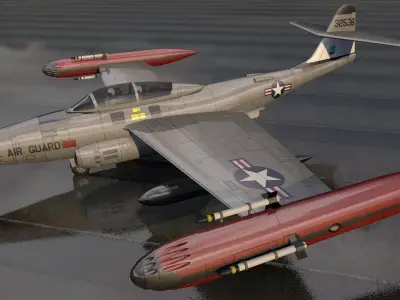 Northrop F-89 Scorpion 3D model