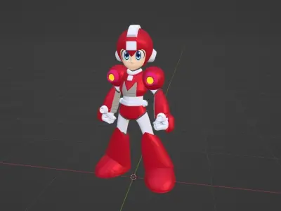 Power MegaMan - Megaman 6 3D model