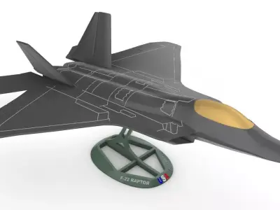 F-22 RAPTOR 3D print model