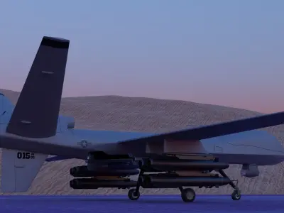 mq-9 reaper  3D model