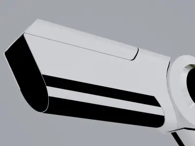 Alien blaster concept Low-poly 3D model