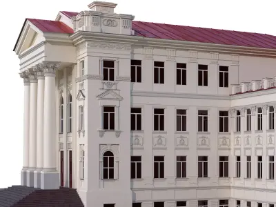 Administrative building 3D model