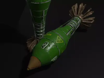 war head bomb Free low-poly 3D model