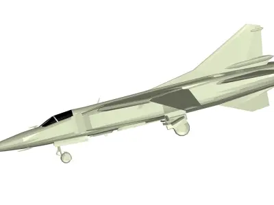 Mikoyan-Gurevich MiG-23 3D model