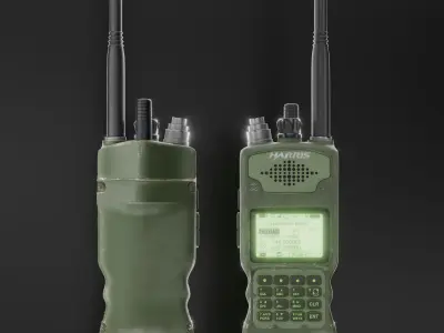 Harris Falcon Portable Radio High-poly 3D model