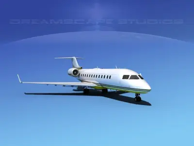 Bombardier Challenger 850 V07 3D model