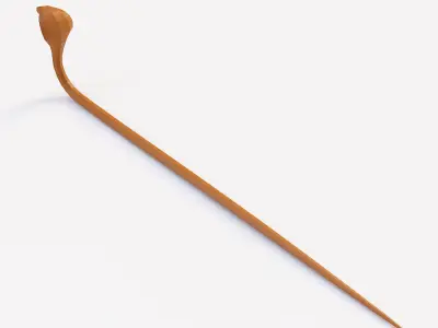 King cobra snake 3d model Free low-poly 3D model