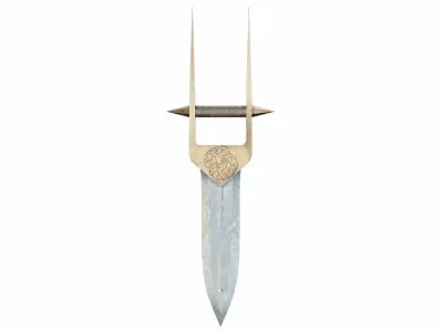 Katar dagger collection Low-poly 3D model