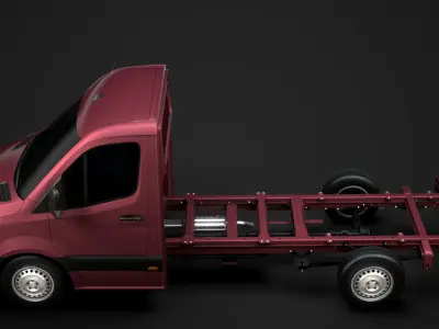 RAM Sprinter Chassis Single Cab L2 RWD 2020 3D model
