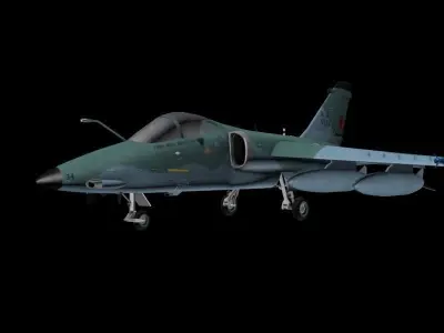 MX Brazilian Air Force Low-poly 3D model