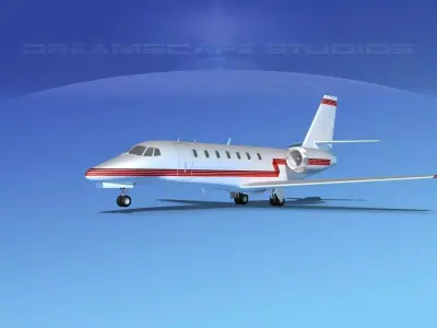 Cessna C680 Citation Soveriegn V07 3D model