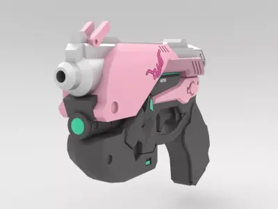 DVa Light Gun 3D model