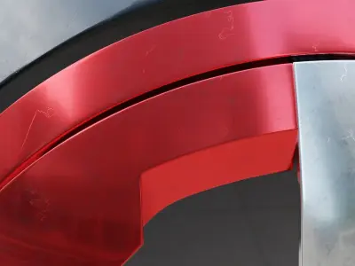 Sci-fi drone Low-poly 3D model