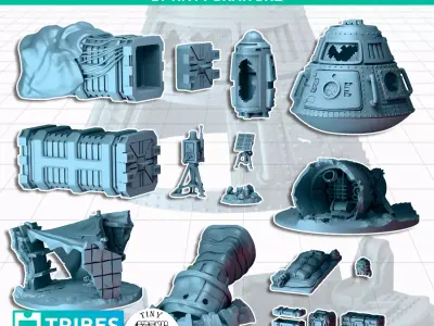 Escape Pod Crash Sit 3D print model