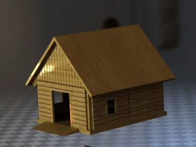 Water mill Free 3D model