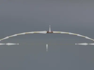 Longbow Low-poly 3D model