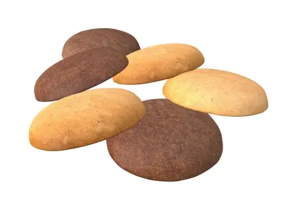 Cookies periodic table of elements cushion cover 3D model