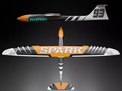 Optimized Etsy Listing for RC Glider STL Model 3D print model