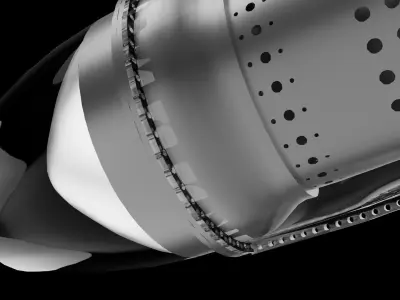 axial-jet-engine 3D print model