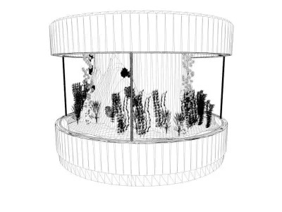 fish tank 3D model
