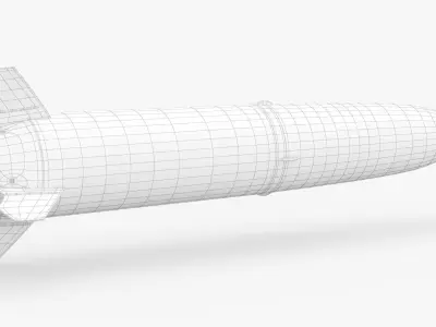 MGM-140-164-168 Army Tactical Missile System 3D model