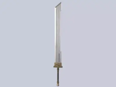 Greatsword Low-poly 3D model order