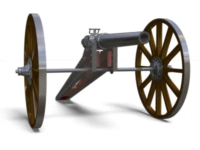 Armstrong gun 3D model