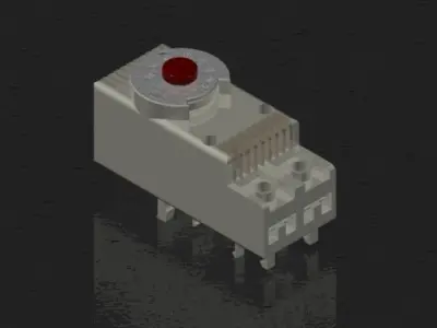 Thermostat electronic switch Free 3D model