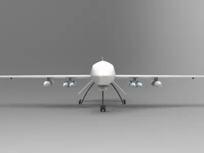 The MQ-1 Predator 3D model