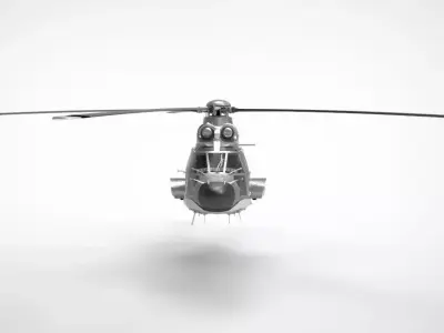 Airbus Helicopters H225 Super Puma 3D model