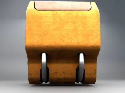 Oxygen Bag Low-poly 3D model