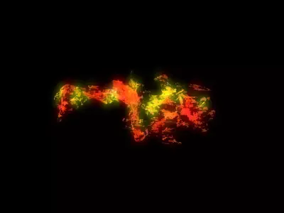 Dragon flame 3D 3D model