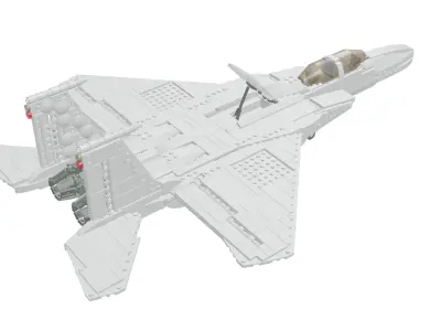 MocBricks3D - Lego F-15E Strike Eagle 3D print model