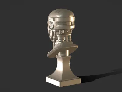 ROBOCOP HELMETLESS INSPIRITED BUST 3D print model