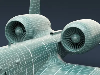 A-10 Warthog (High Poly) 3D model