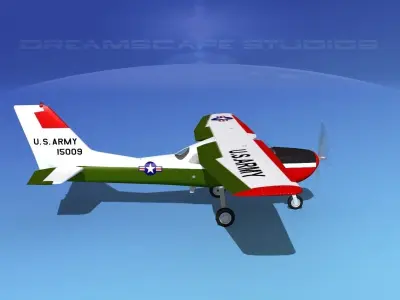 Cessna T-41 Mescalero US Army 1 3D model