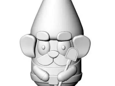 Bluey Hecuba Gnome 3D print model