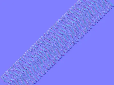 Rat Snake Basket Low-poly 3D model