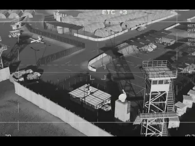 Military Base Megapack Low-poly 3D model