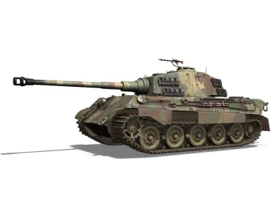 Panzerkampfwagen VI - Ausf B - Tiger II 3D model