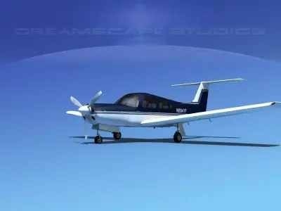 Piper PA-28R-201 Arrow III V06 3D model