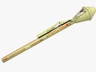 Panzerfaust WW2 Low-poly 3D model