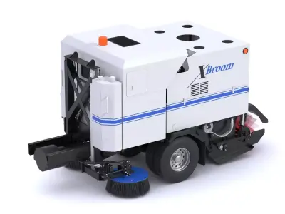 Xbroom Street Sweeper 3D model